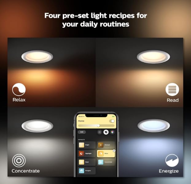 Philips HUE 10.5W Garnea Downlight
