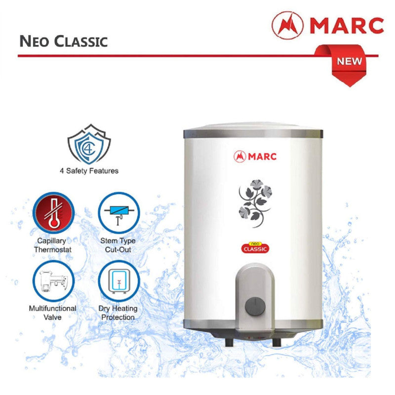 Marc Water Heater Neo Classic 6Ltr