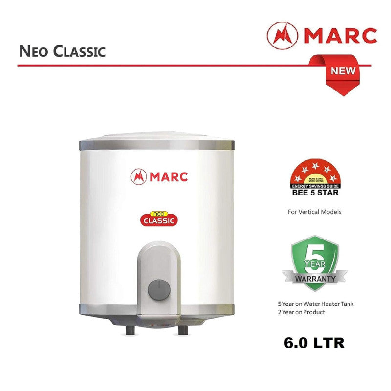 Marc Water Heater Neo Classic 6Ltr