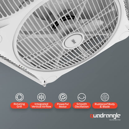 GM Quadrangle Pro Concealed Ceiling Box Fan
